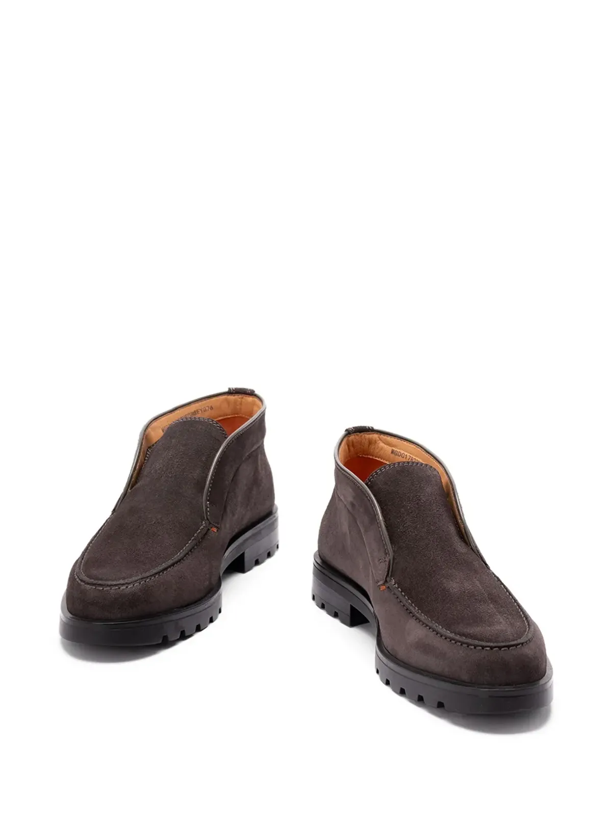 Santoni ロックスエード ローファー - 画像2
