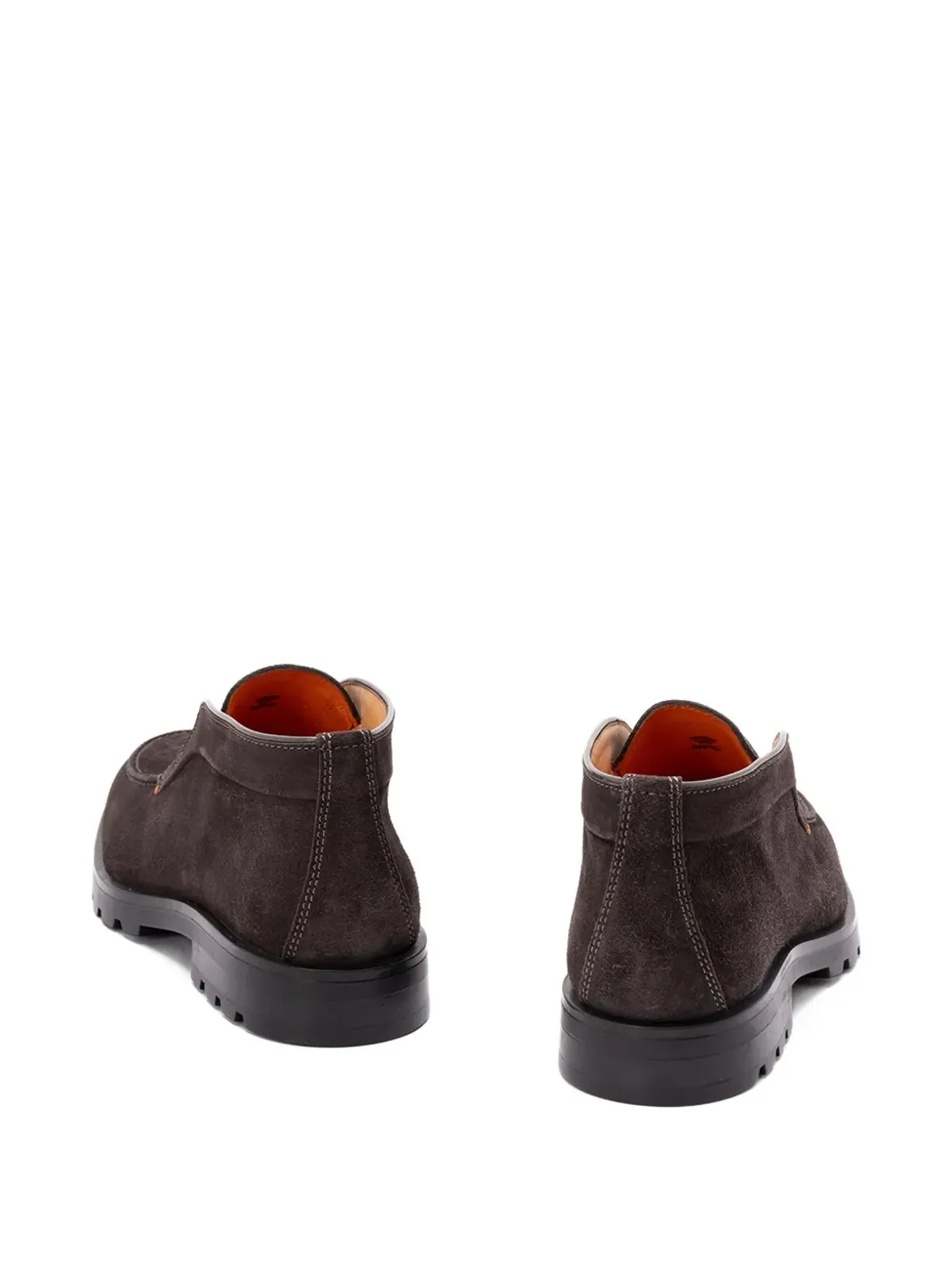 Santoni ロックスエード ローファー - 画像3