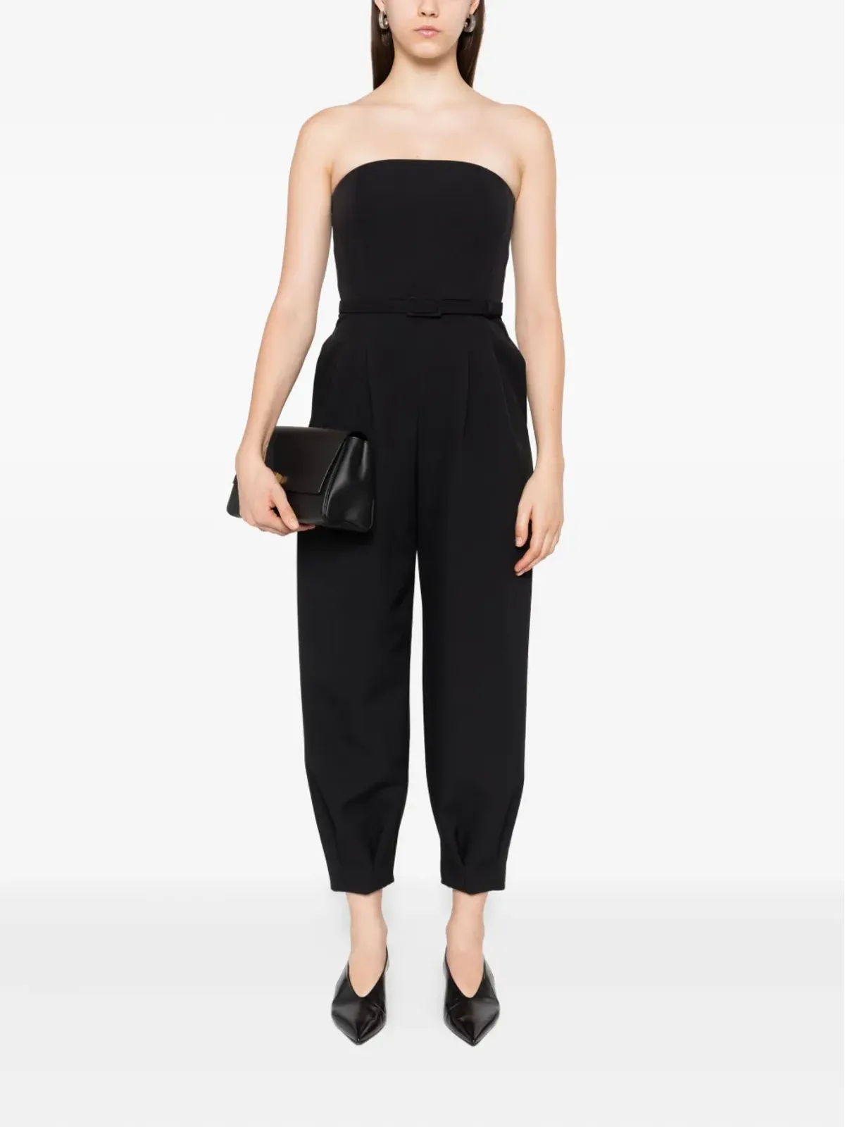 Max Mara ストラップレス ベルト付き ジャンプスーツ - 画像2