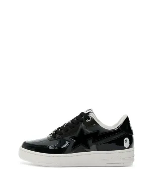 A BATHING APE® Sta Icon パテントレザー ロー・トップスニーカー - Black - サムネイル2