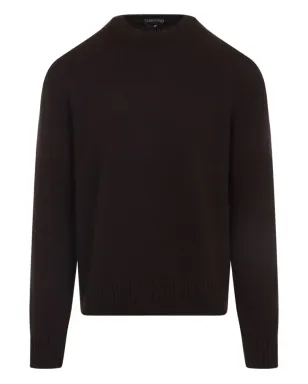 TOM FORD カシミア クルーネック セーター ブラウン - サムネイル1