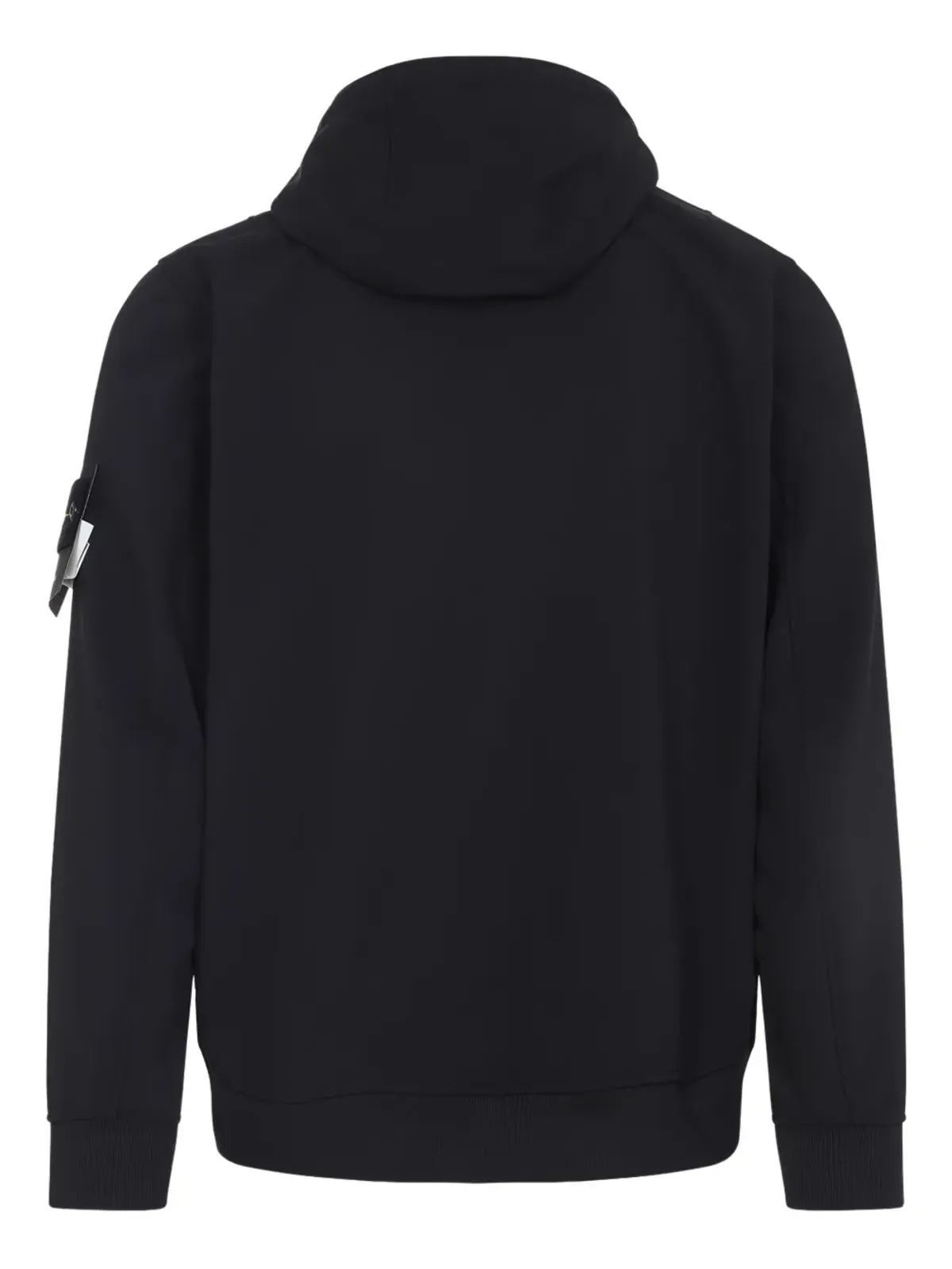 Stone Island コンパスアップリケ付きフード付きジップフロントジャケット - 画像2