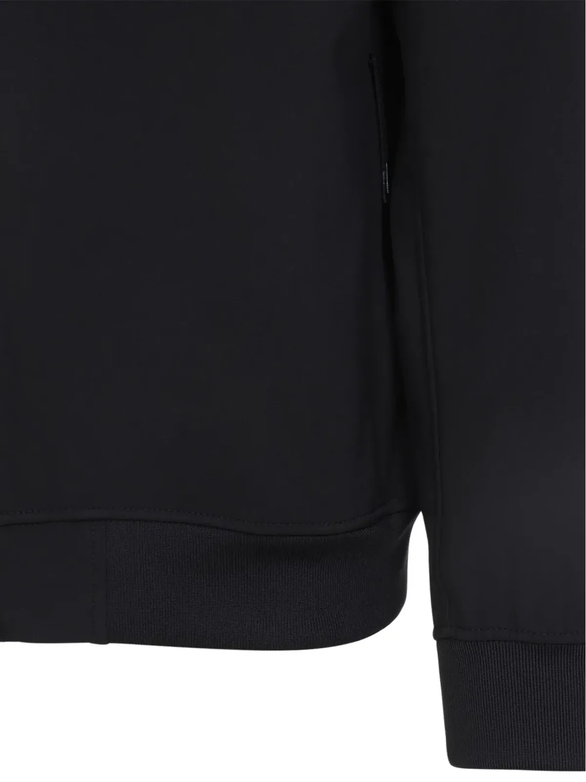 Stone Island コンパスアップリケ付きフード付きジップフロントジャケット - 画像4