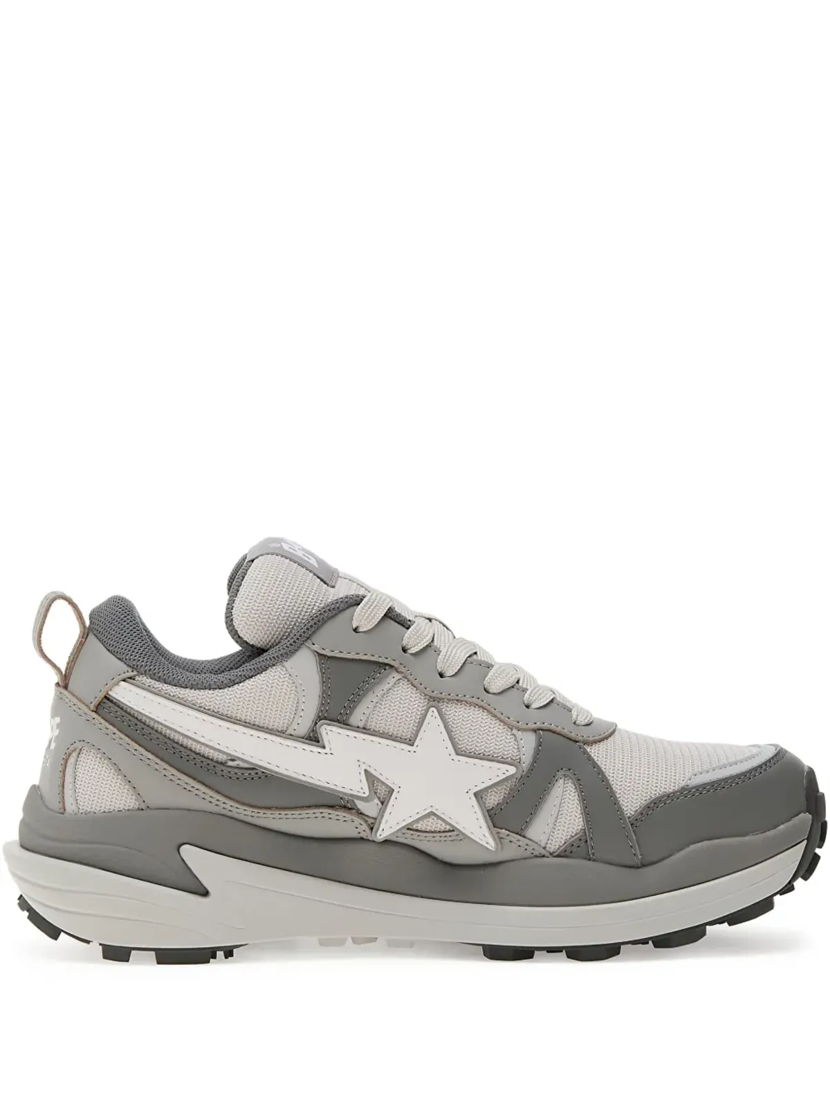 A BATHING APE® Bape Trail Sta™ 星モチーフスニーカー（グレー） - 画像1