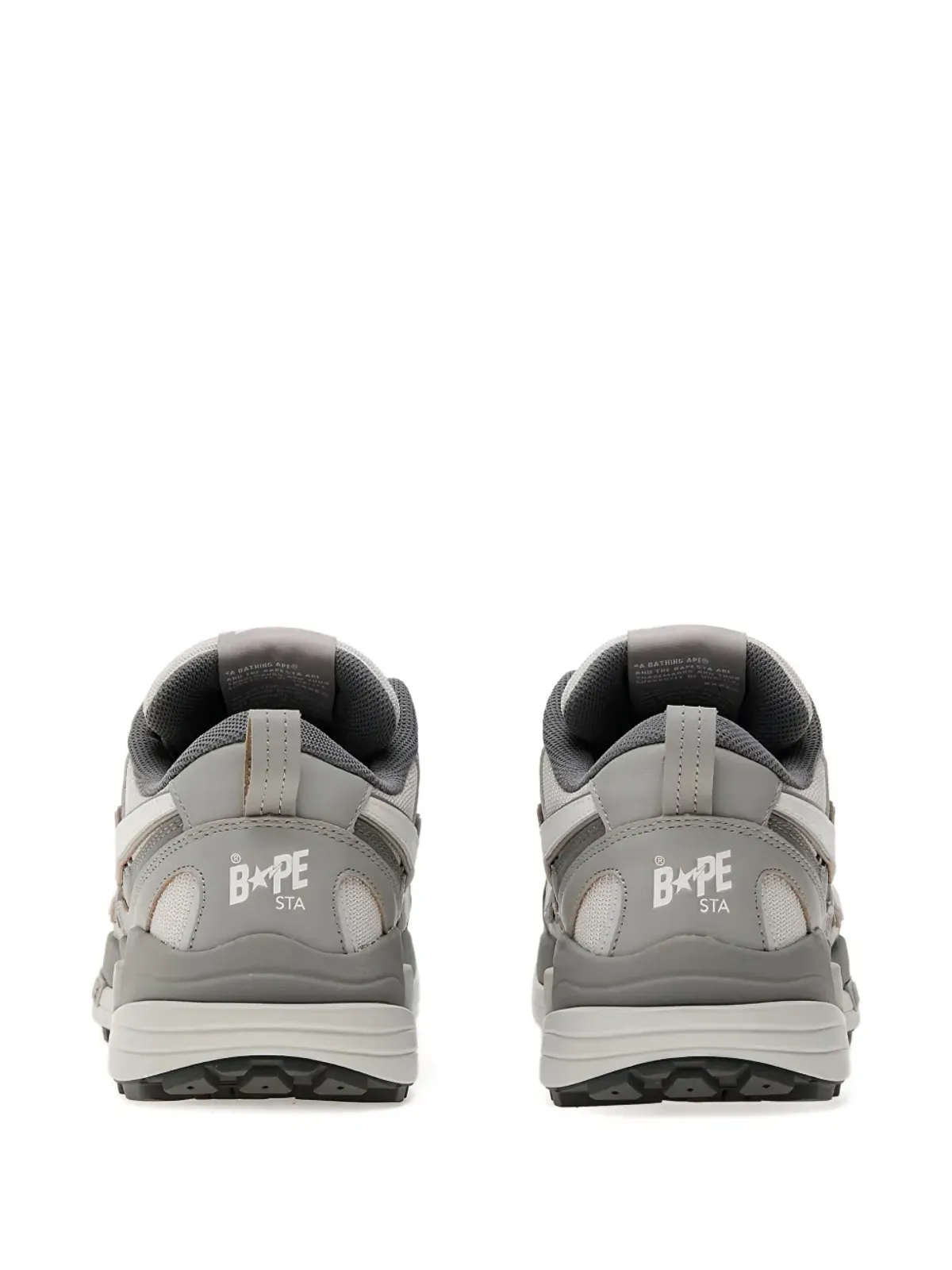 A BATHING APE® Bape Trail Sta™ 星モチーフスニーカー（グレー） - 画像2