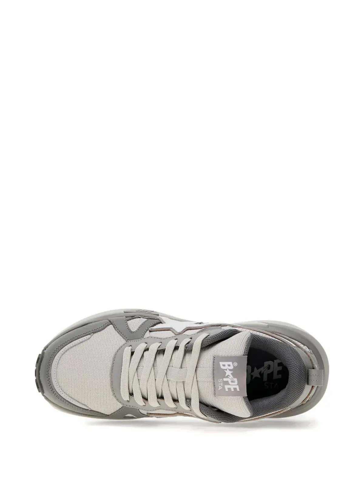 A BATHING APE® Bape Trail Sta™ 星モチーフスニーカー（グレー） - 画像3