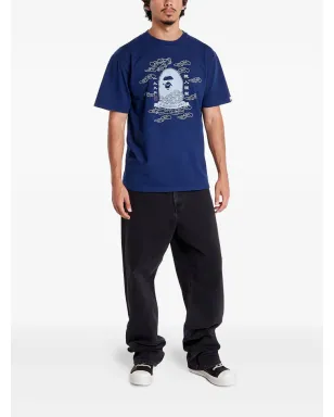 A BATHING APE® ape head Japan graphic T-shirt - Blue - サムネイル2