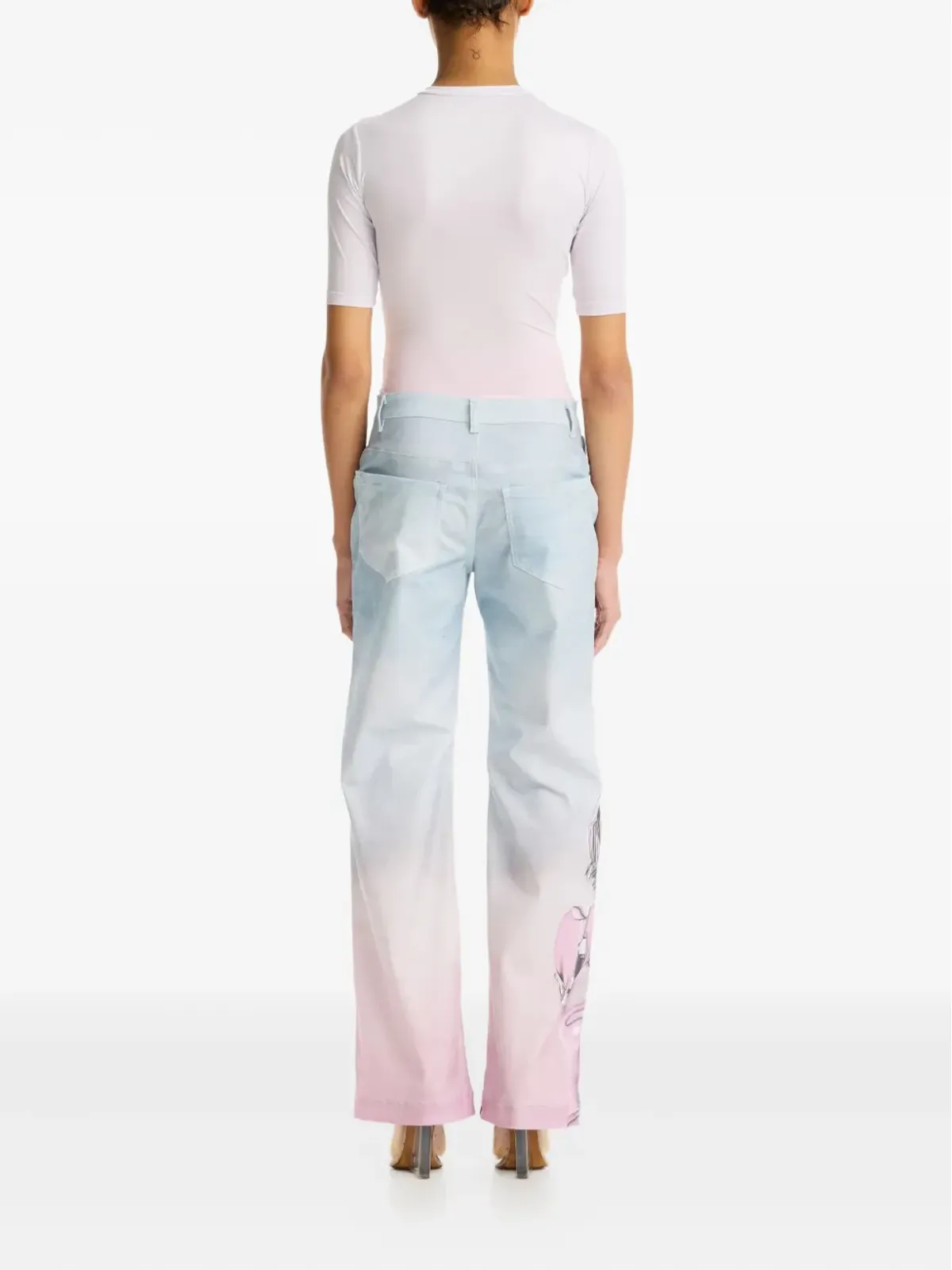 Maisie Wilen グラフィックプリントTシャツ - Pink - 画像3