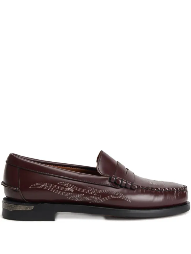 Sebago Sebago Dan El Paso 刺繍入りペニーローファーの商品画像