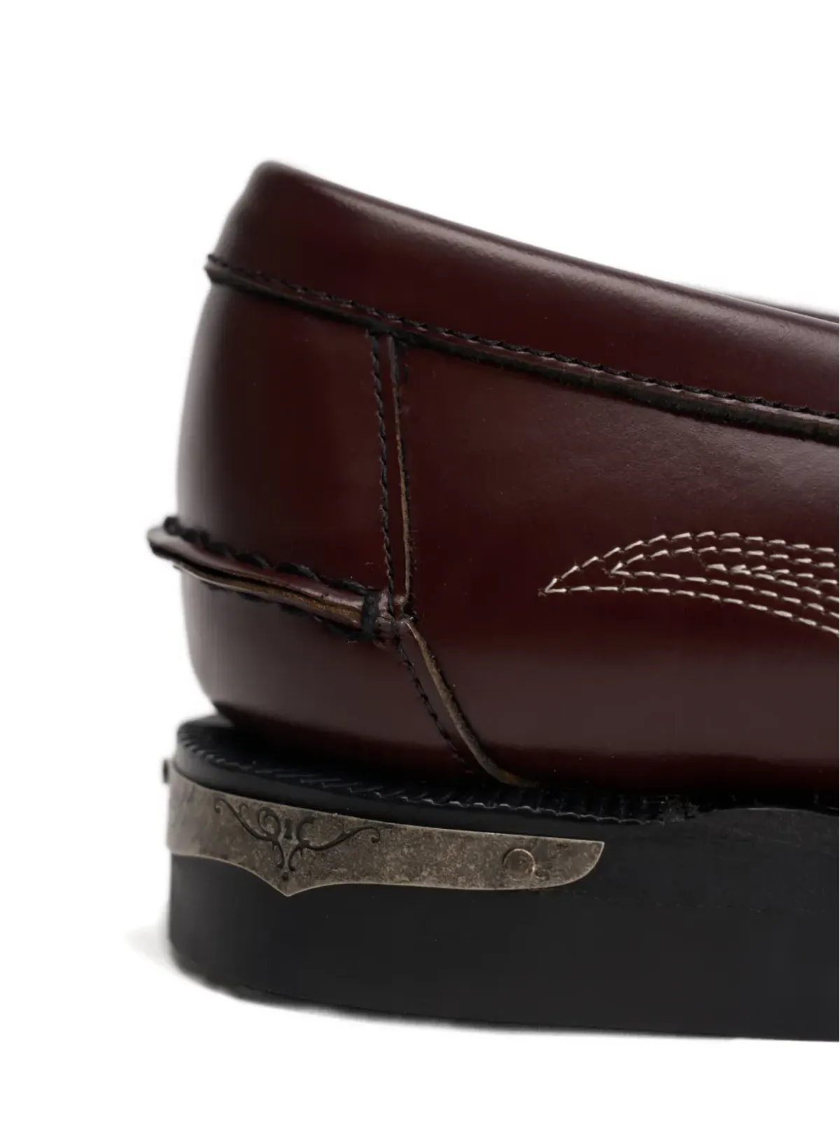 Sebago Dan El Paso 刺繍入りペニーローファー - 画像2