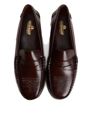 Sebago Dan El Paso 刺繍入りペニーローファー - サムネイル4