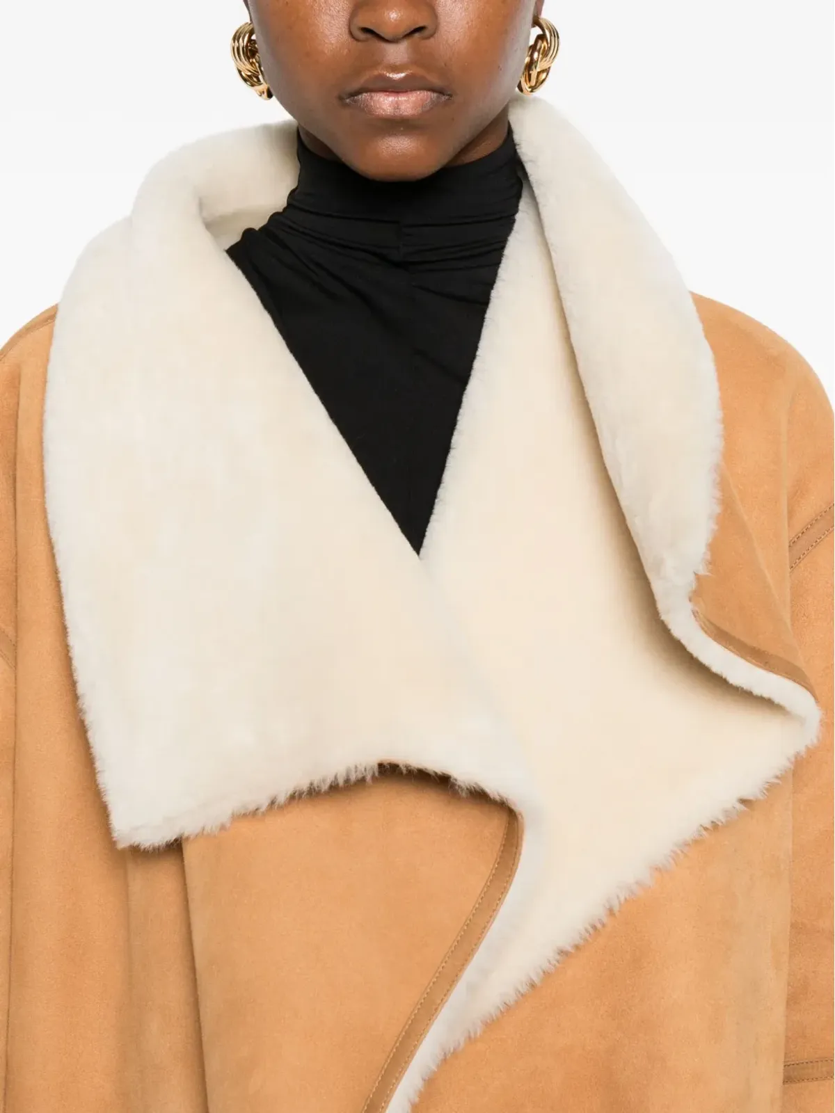 TOTEME ドレープ シアーリングコート - 画像5