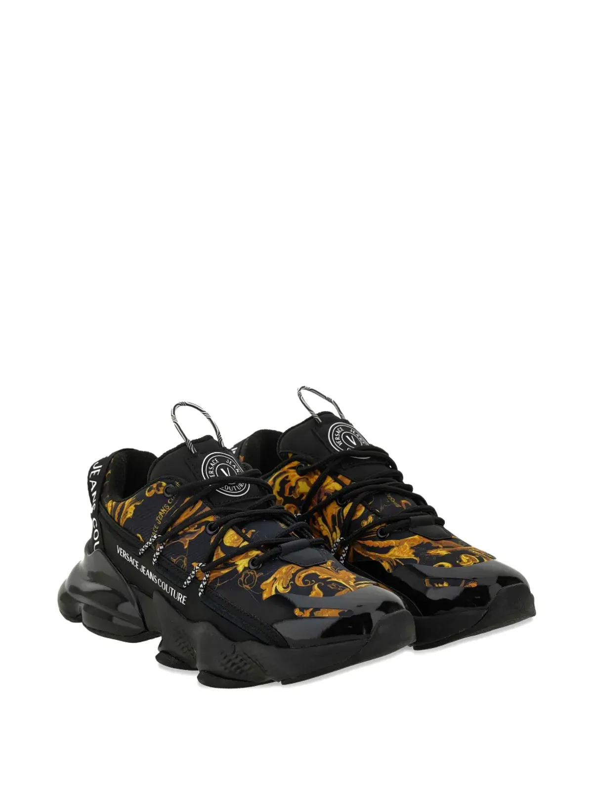 Versace Jeans Couture プラットフォームスニーカー ブラック - 画像2
