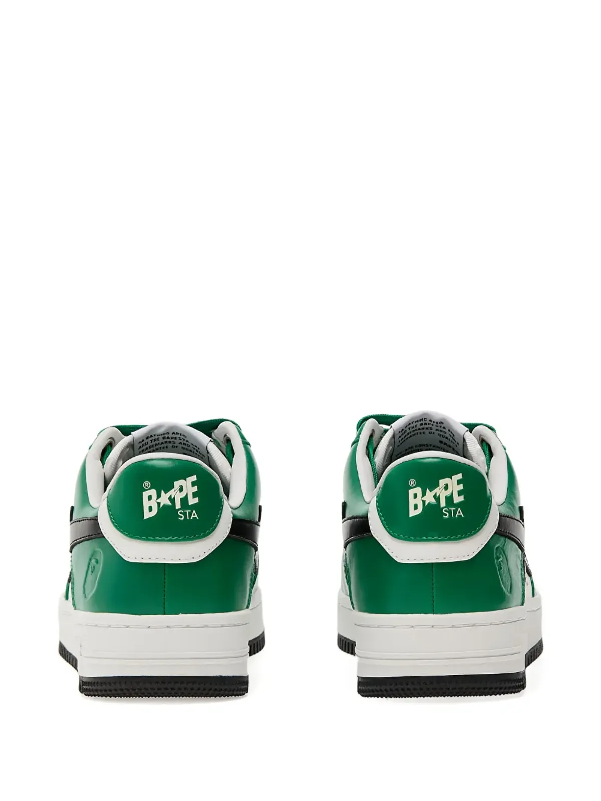 A BATHING APE® Bape Sta 3 レザー スニーカー - 画像5