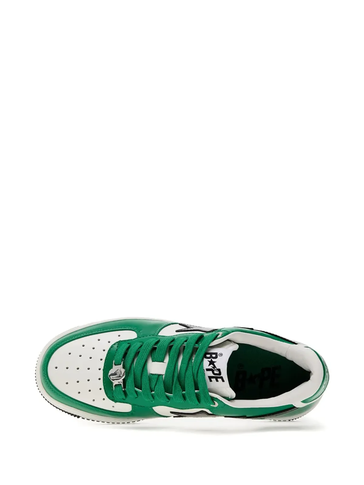 A BATHING APE® Bape Sta 3 レザー スニーカー - 画像4