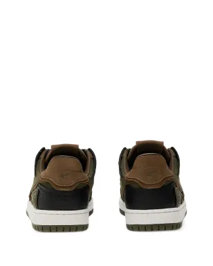 A BATHING APE® Bape Sk8 Sta™ #6 スター・パッチ レザー スニーカー - グリーン - サムネイル3