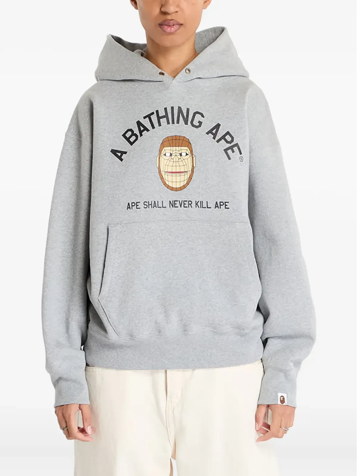 A BATHING APE ポリゴンエイプヘッド フーディ - 画像4