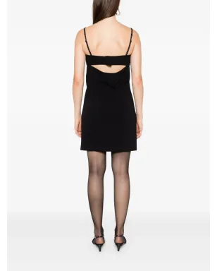 Sportmax カットアウト ミニドレス ブラック - サムネイル4