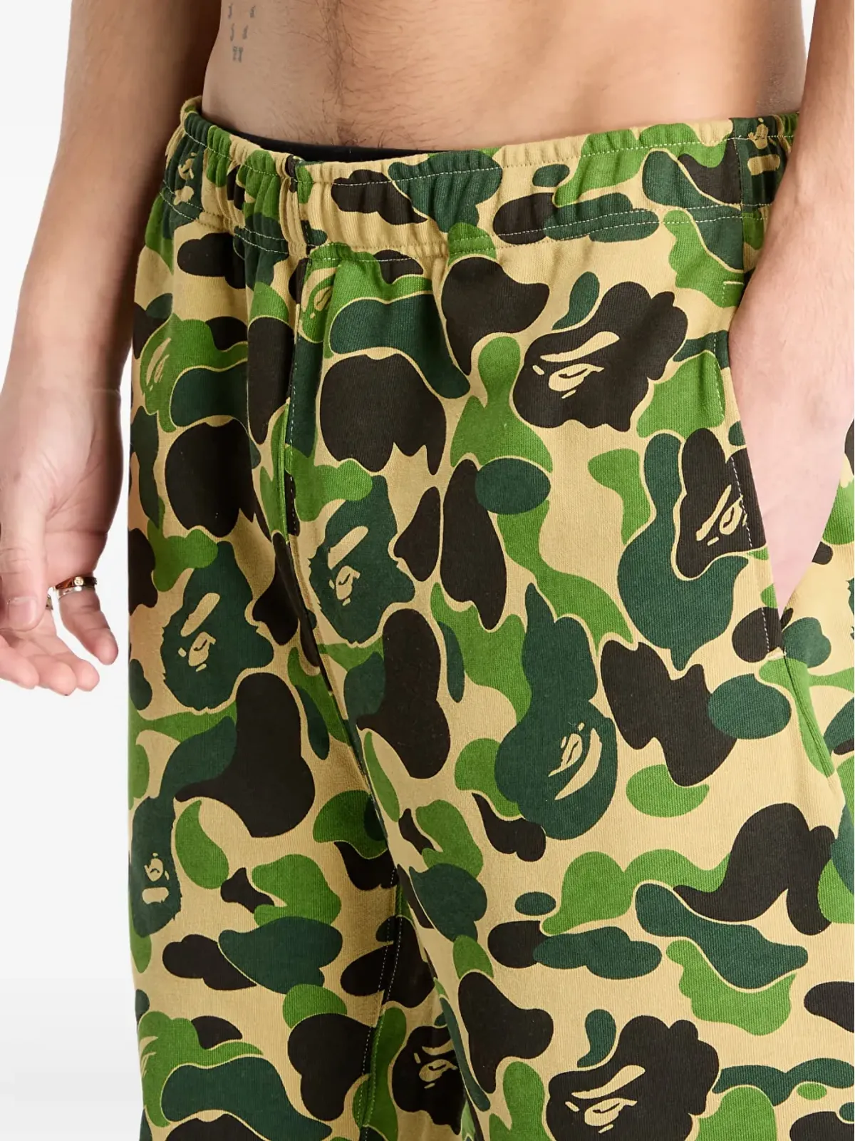 A BATHING APE® abc camo star スウェットパンツ - 画像5