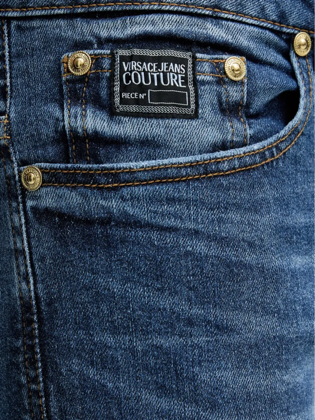 Versace Jeans Couture ロゴパッチ ベルトループ ジーンズ - 画像5