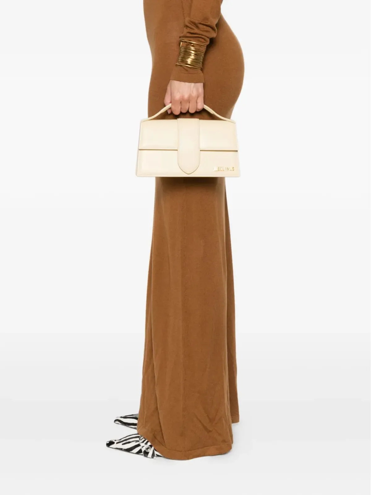Jacquemus ザ・ビッグバンビーノ レザー トートバッグ - 画像2