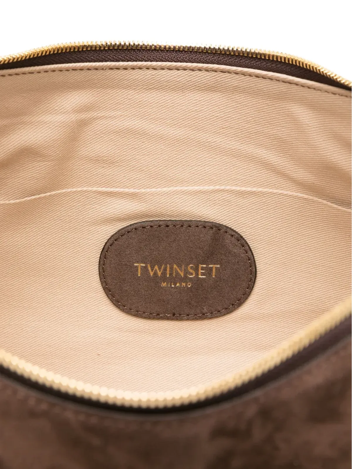 TWINSET Liliane チェーン装飾スエードショルダーバッグ - 画像4