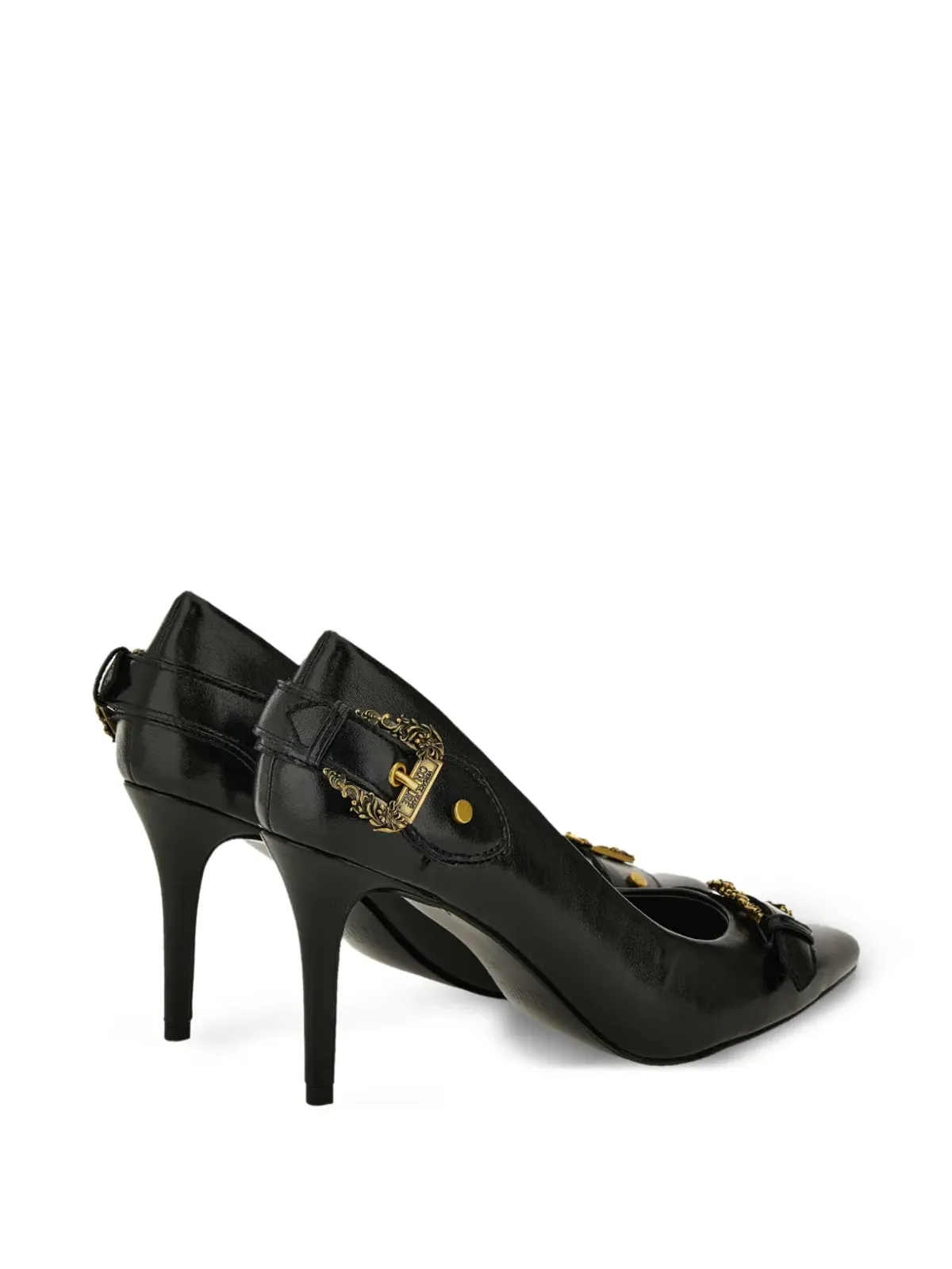 Versace Jeans Couture Scarlett buckle-detail pointed-toe pumps - 画像3