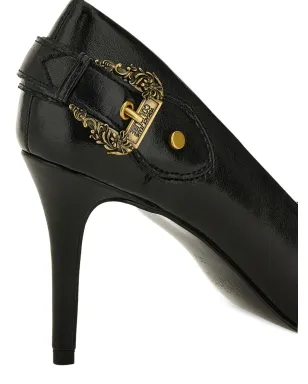 Versace Jeans Couture Scarlett buckle-detail pointed-toe pumps - サムネイル4