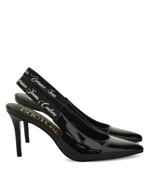 Versace Jeans Couture スリングバック パテントレザー パンプス - サムネイル1