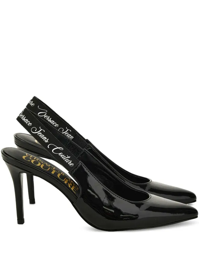 Versace Jeans Couture Versace Jeans Couture スリングバック パテントレザー パンプスの商品画像