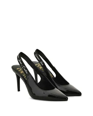 Versace Jeans Couture スリングバック パテントレザー パンプス - サムネイル2
