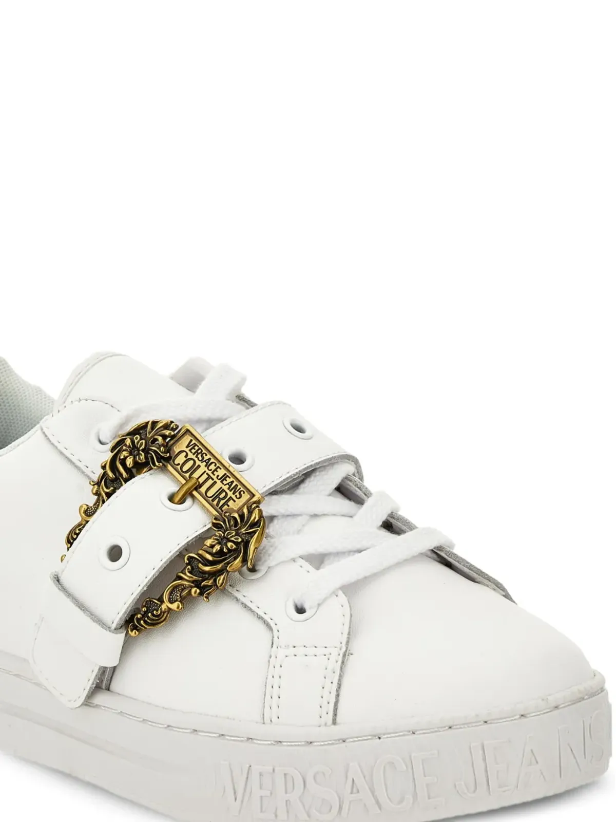 Versace Jeans Couture バックルディテールスニーカー - 画像4