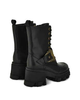 Versace Jeans Couture レースアップバックルディテール ブーツ - サムネイル3