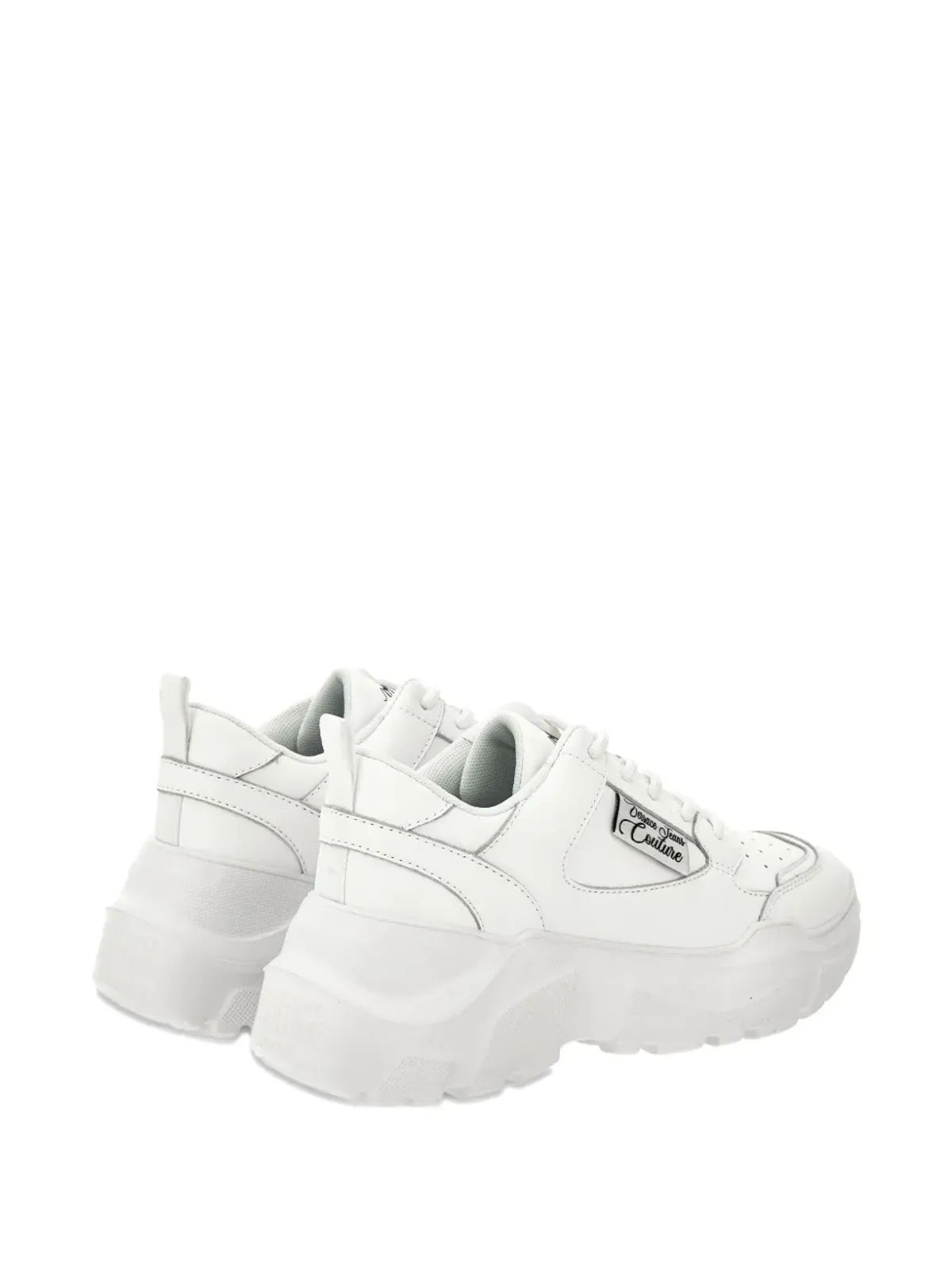 Versace Jeans Couture ロゴプレート入りのチャンクトレーナー - White - 画像2
