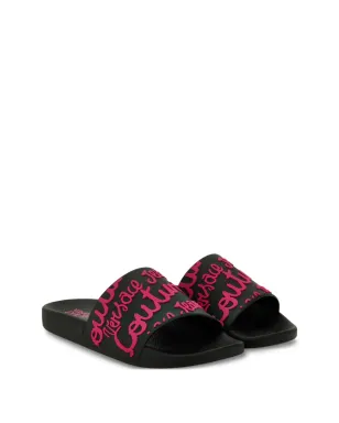 Versace Jeans Couture ロゴプリント・スライド - サムネイル2