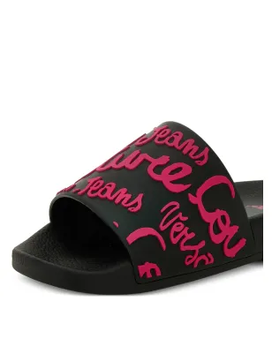 Versace Jeans Couture ロゴプリント・スライド - サムネイル4