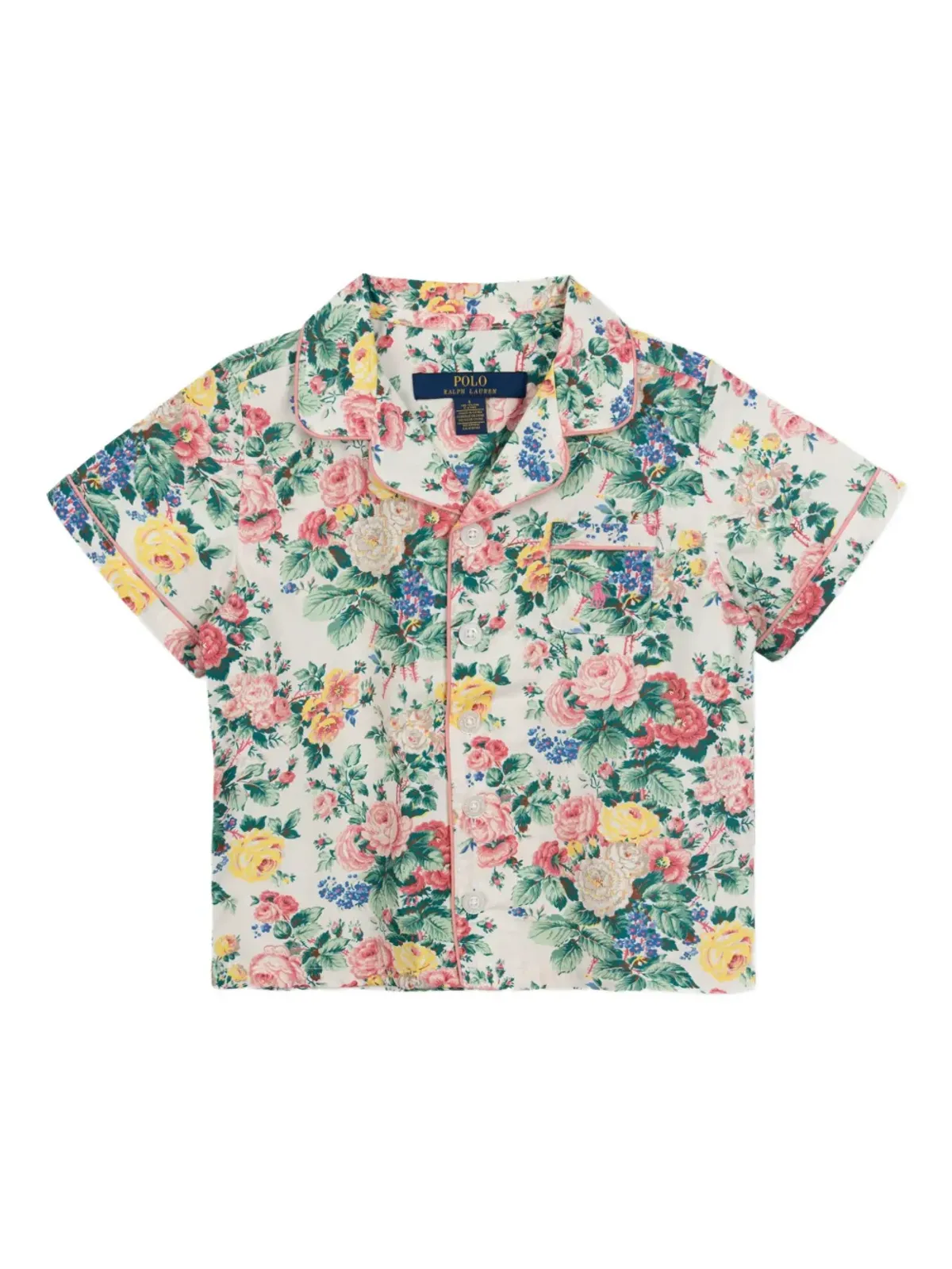 POLO RALPH LAUREN KIDS 花柄プリント パジャマ - 画像2