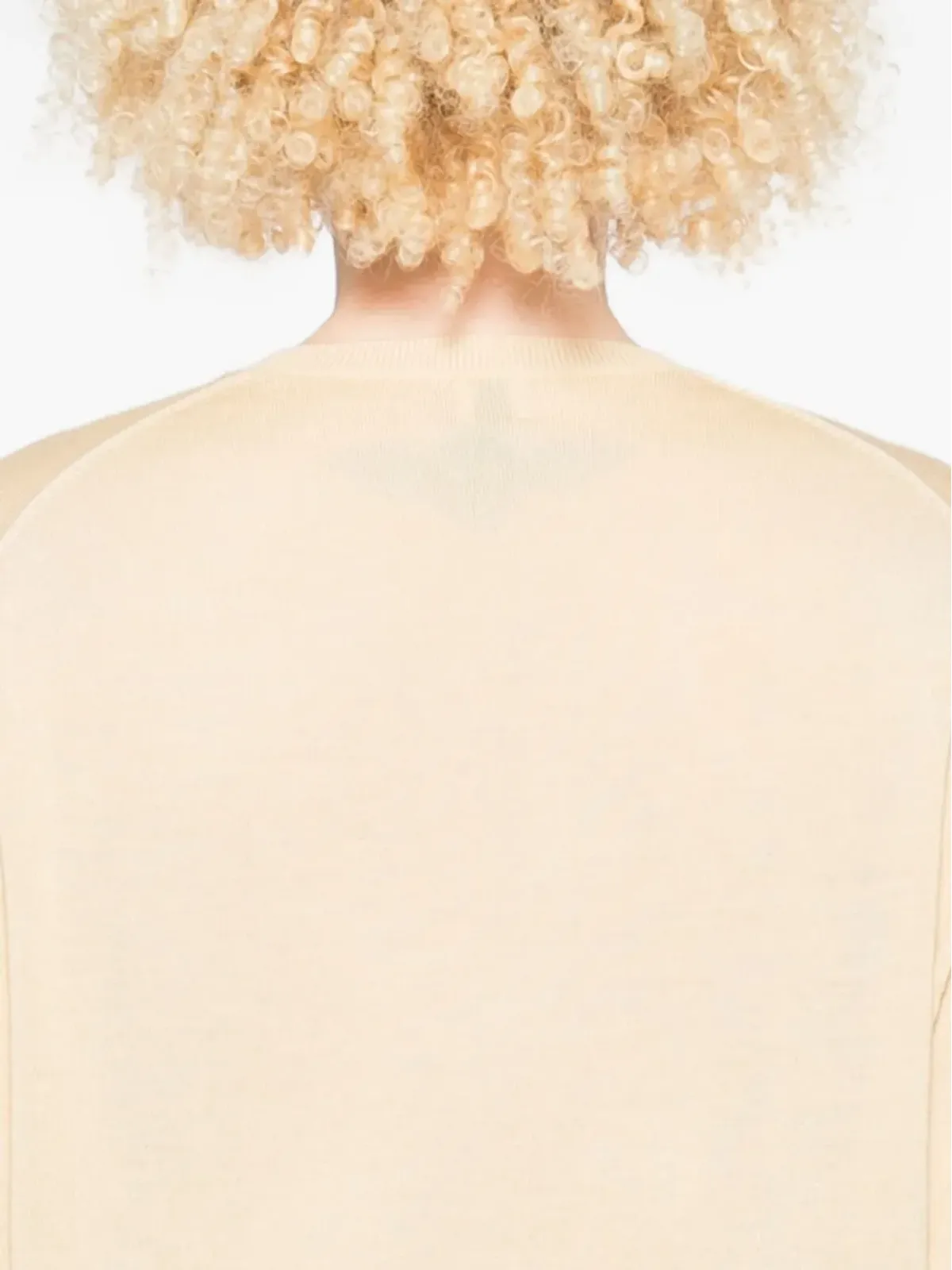 TOTEME クルーネック ウールシルク ニット - Neutrals - 画像4