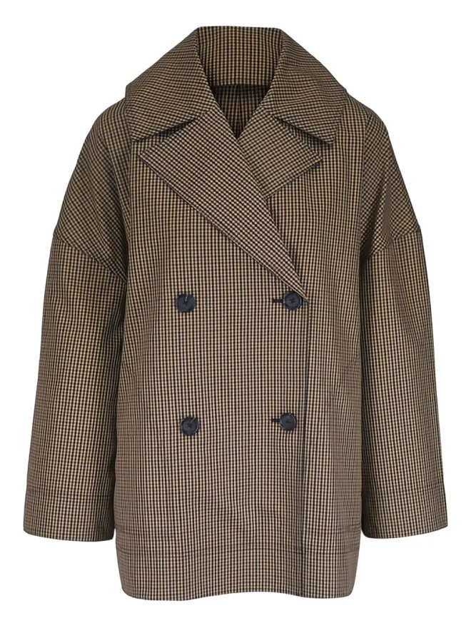 TOTEME TOTEME ダブルブレスト チェック柄ジャケットの商品画像