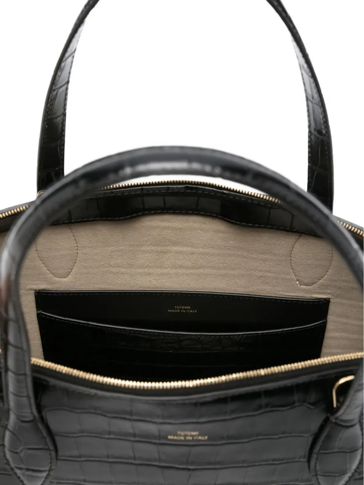 TOTEME クロコエンボス トートバッグ - 画像4