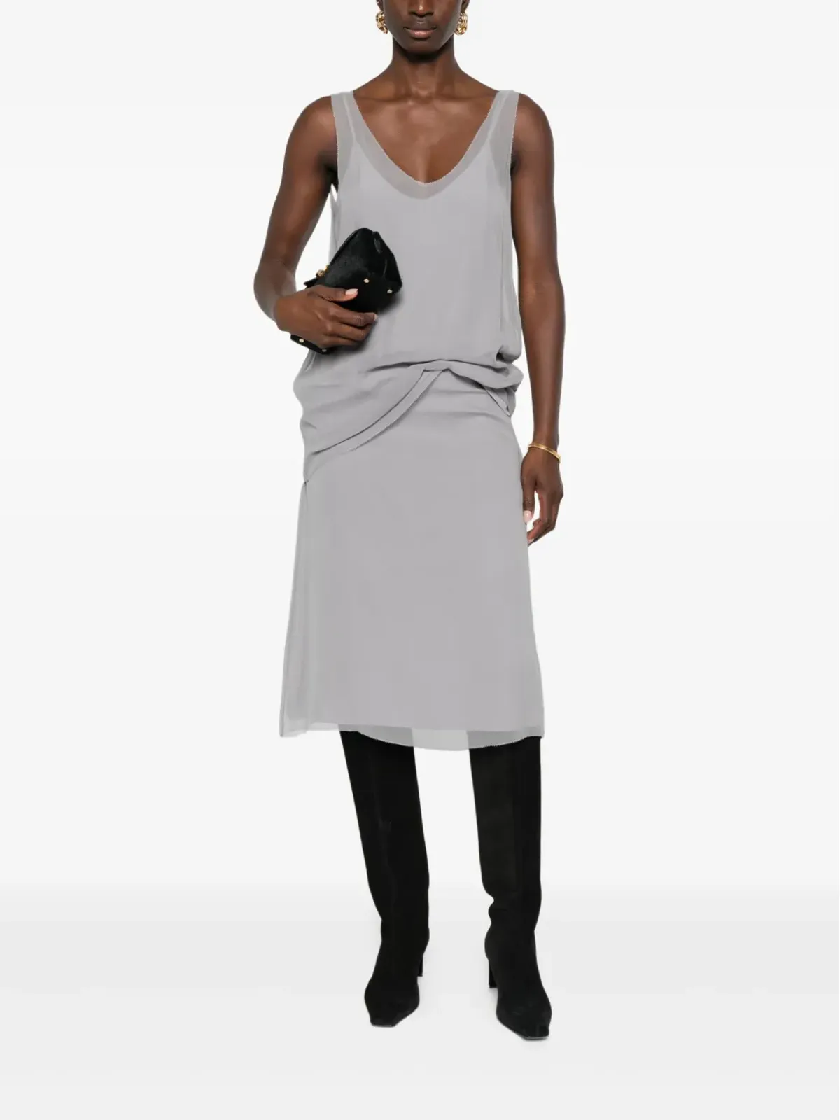 TOTEME V-neck slip top - 画像2