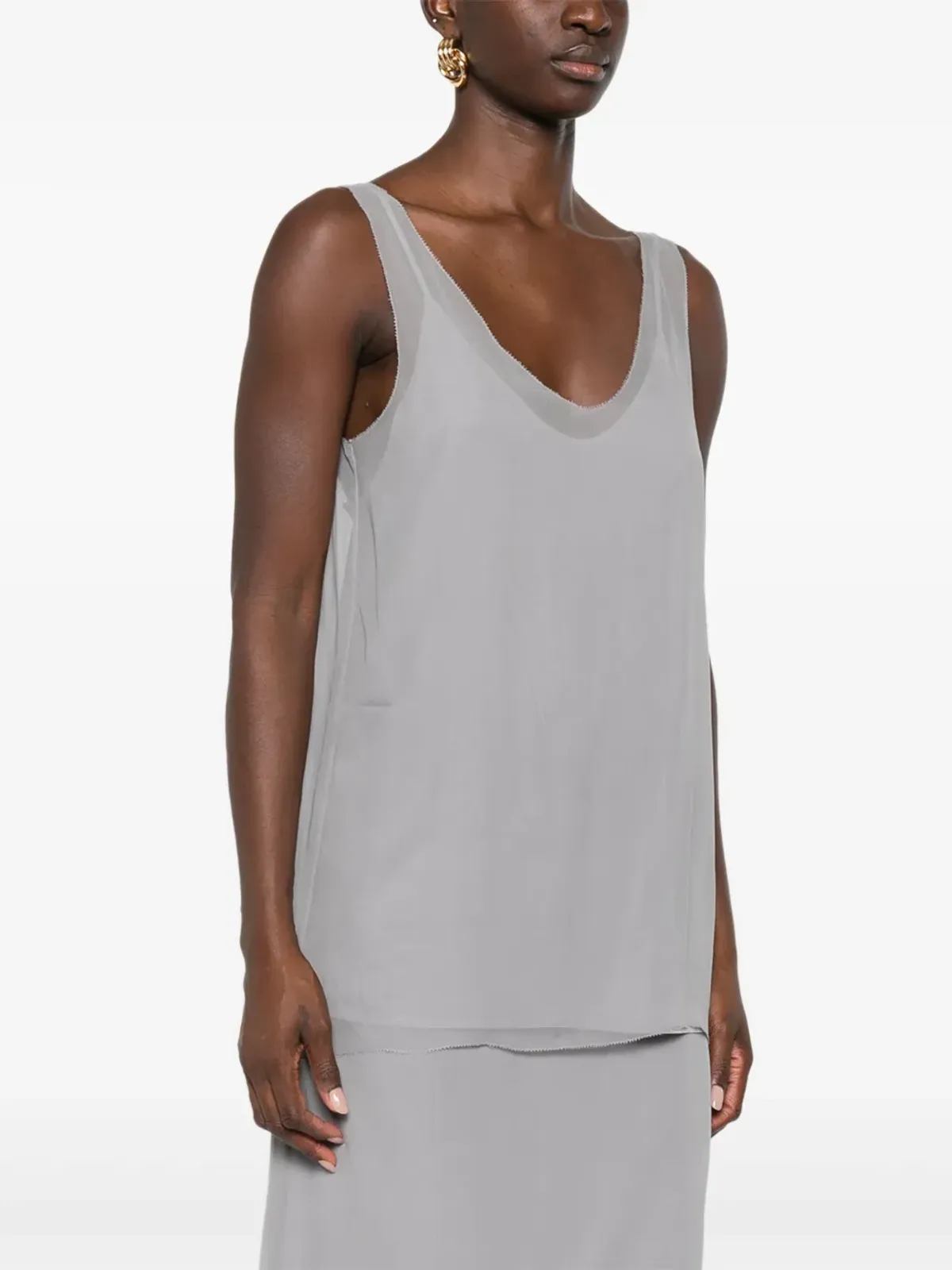 TOTEME V-neck slip top - 画像3