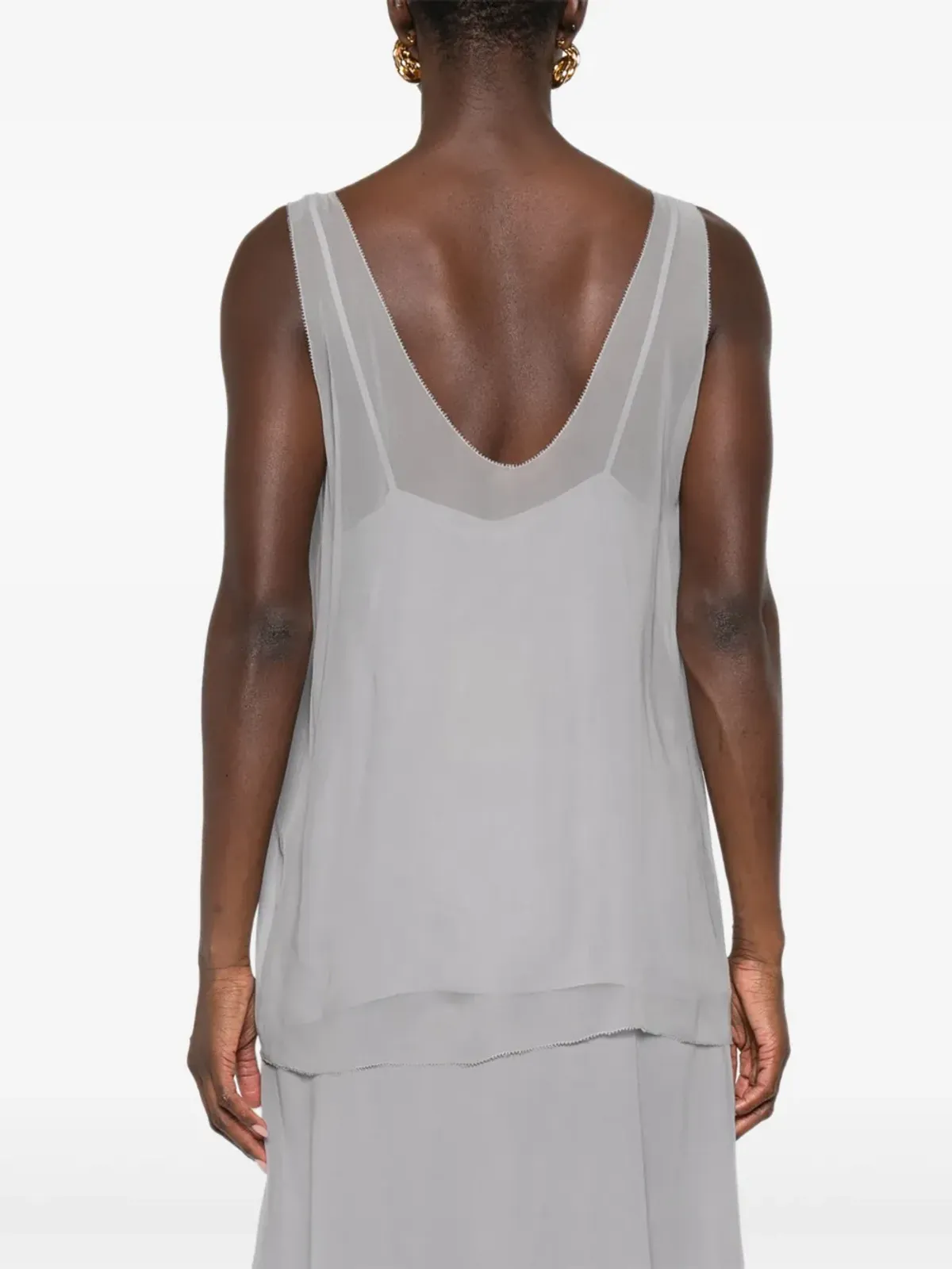 TOTEME V-neck slip top - 画像4