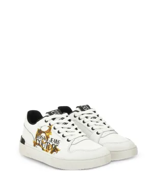 Versace Jeans Couture ロゴプリント レザースニーカー - サムネイル2