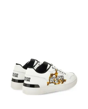 Versace Jeans Couture ロゴプリント レザースニーカー - サムネイル3