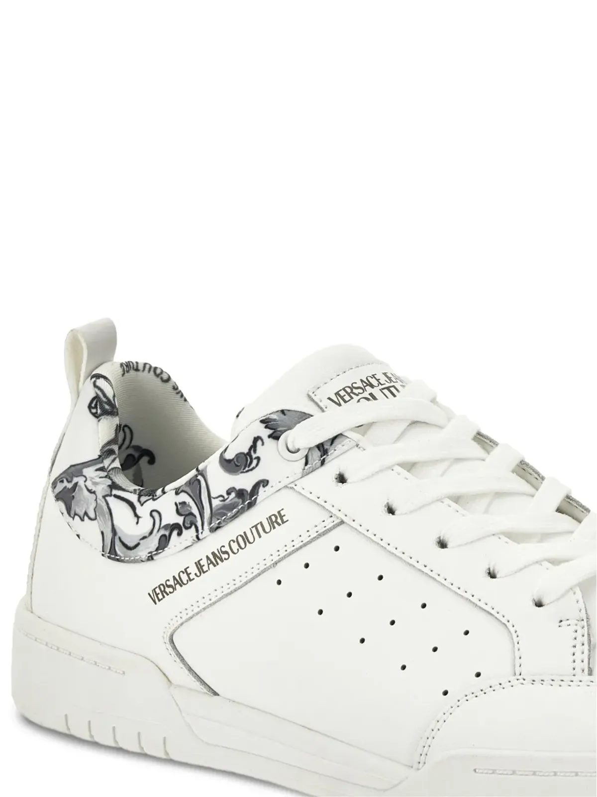 Versace Jeans Couture バロッコプリントのパンチングスニーカー - 画像4