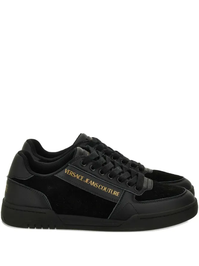 Versace Jeans Couture Versace Jeans Couture ロゴ入りレザースニーカーの商品画像
