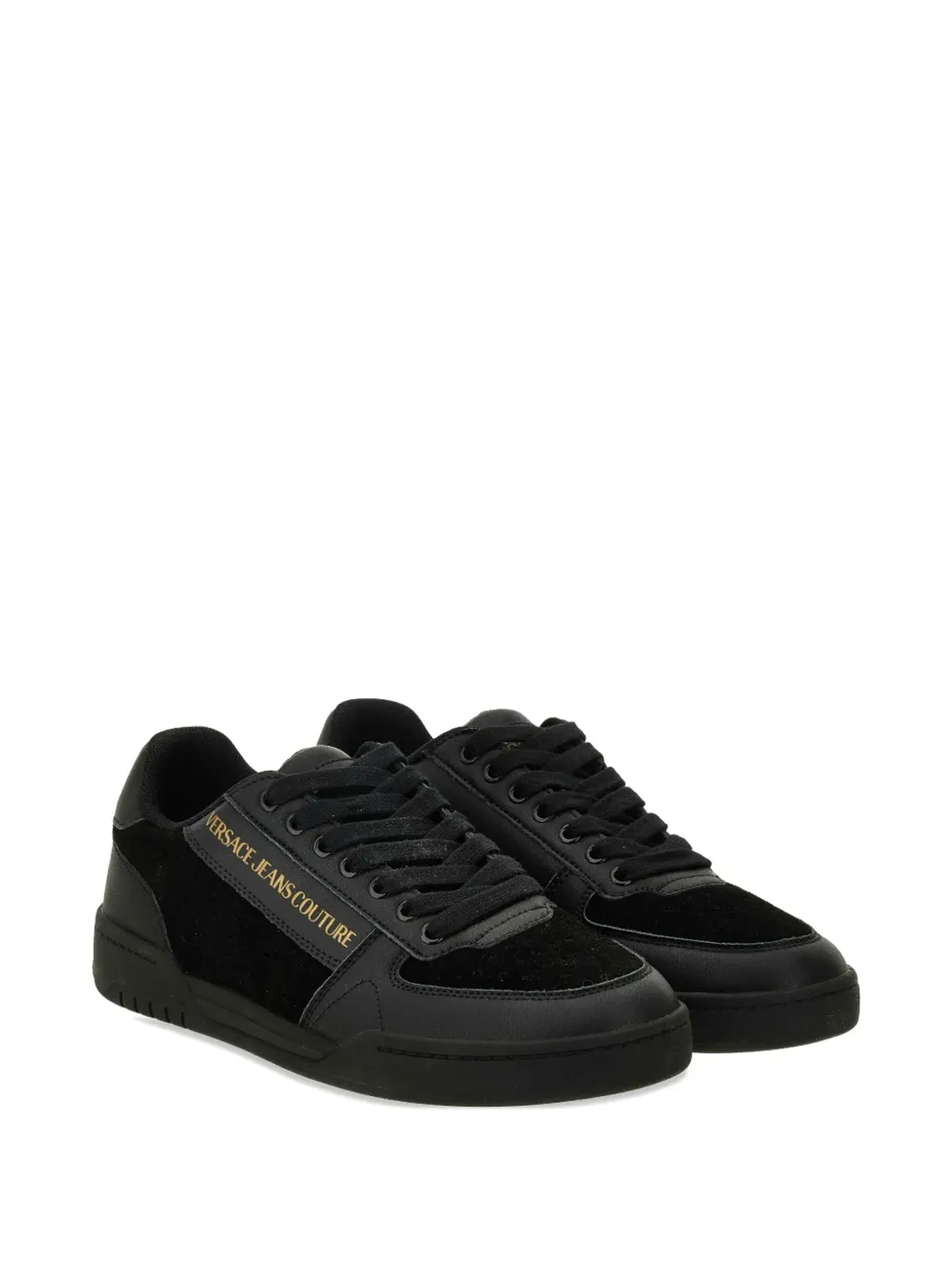 Versace Jeans Couture ロゴ入りレザースニーカー - 画像2