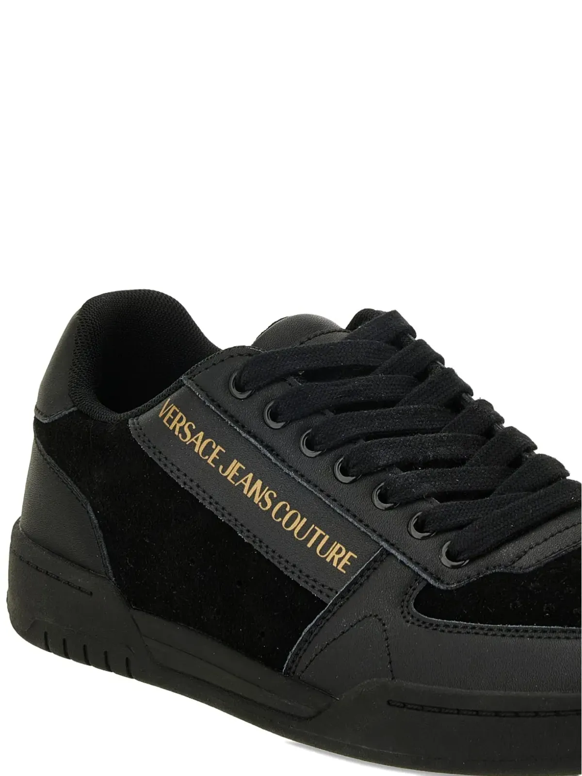 Versace Jeans Couture ロゴ入りレザースニーカー - 画像4