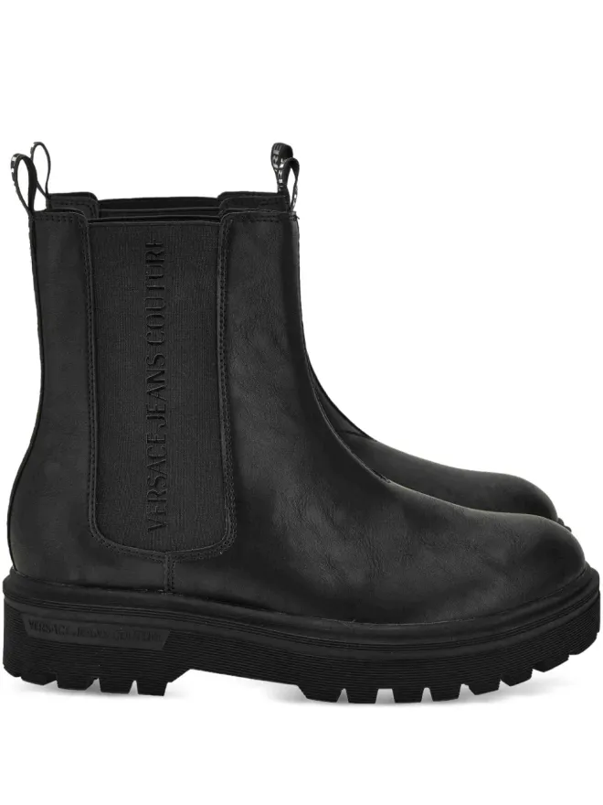 Versace Jeans Couture Versace Jeans Couture ロゴディテール エラスティックパネル ブーツの商品画像